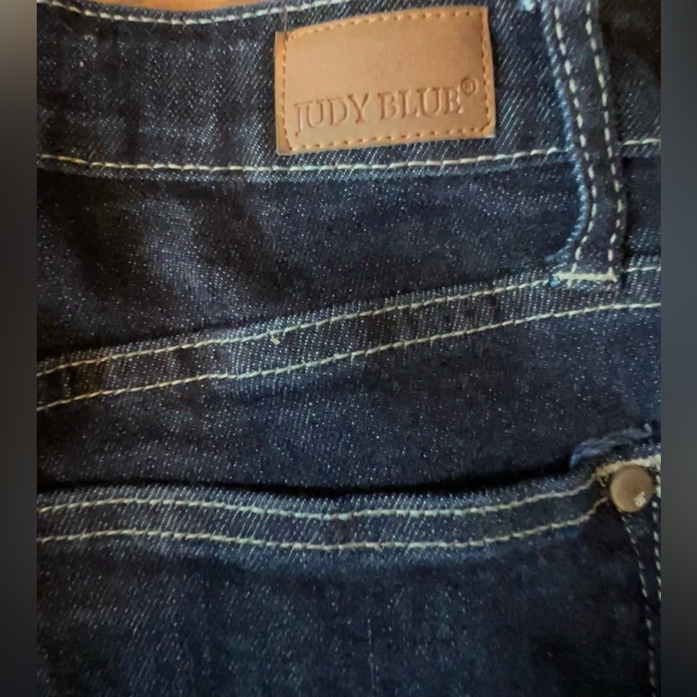 Judy Blue Mom Jeans Stretch Denim Womens Size 1/25 Mid Rise Western Cowgirl - Picture 4 of 9